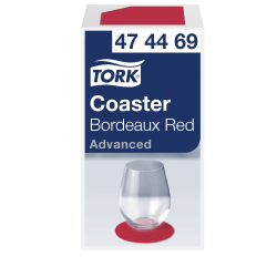 Костери Tork Advanced, рівний край, бордові, 250 шт