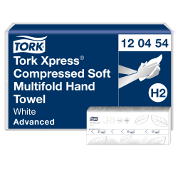Листові вузькопанельні рушники Tork Xpress Advanced Soft складання Multifold, білі, 2 шари, 21х32 см, 200 листів