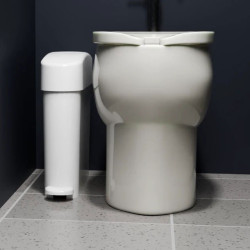 Корзина для сміття з педаллю Vectair Systems, чорна, 23 л