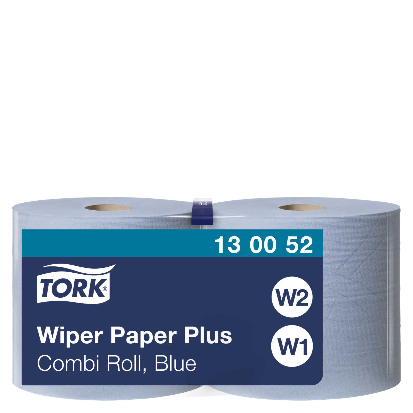 Папір для протирання в рулонах Tork Plus Advanced, блакитний, 2 шари, 255 м, 750 листів, 1 рулон