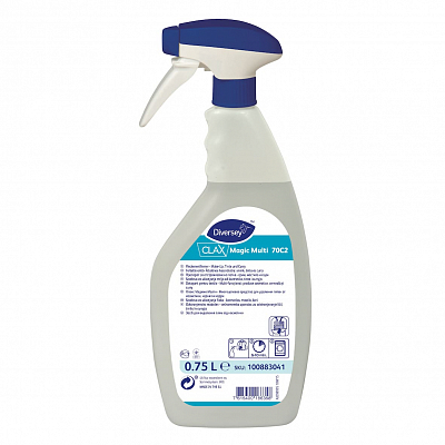 Засіб для виведення плям від жиру, чорнил, каррі та косметики Diversey Clax Magic Multi 70C2, 750 мл