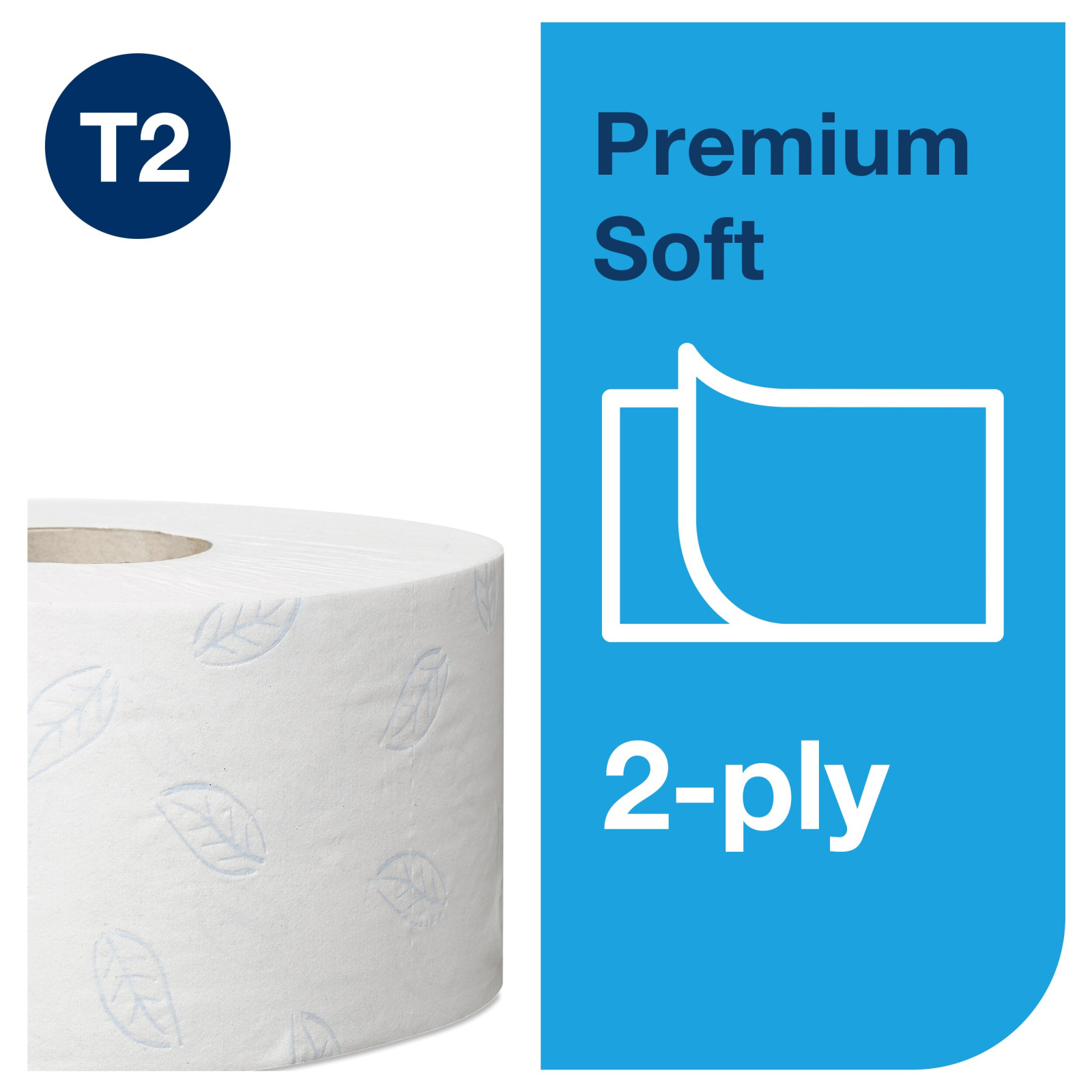 Туалетний папір Tork Premium Soft в рулонах Mini Jumbo, білий, 2 шари, 170 м, 1 рулон