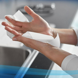 Рушники в рулонах Kimberly-Clark Scott Slimroll, білі, 1 шар, 165 м, 1 рулон