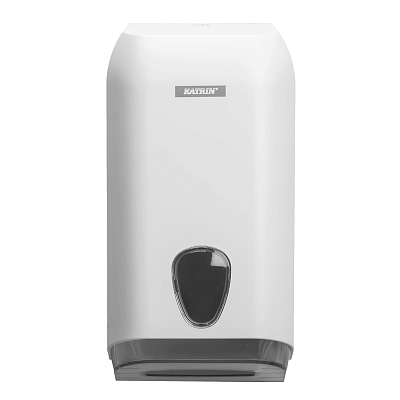 Диспенсер Katrin для листового туалетного паперу, білий