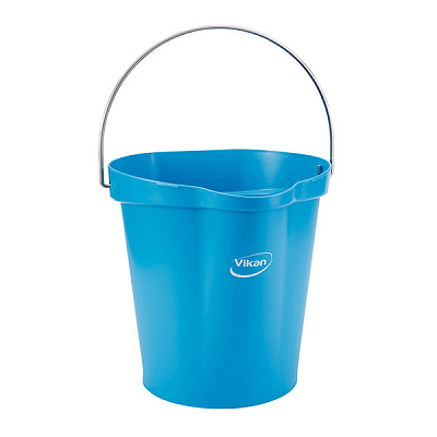 Відро з металевою ручкою Vikan, сине, 12 л