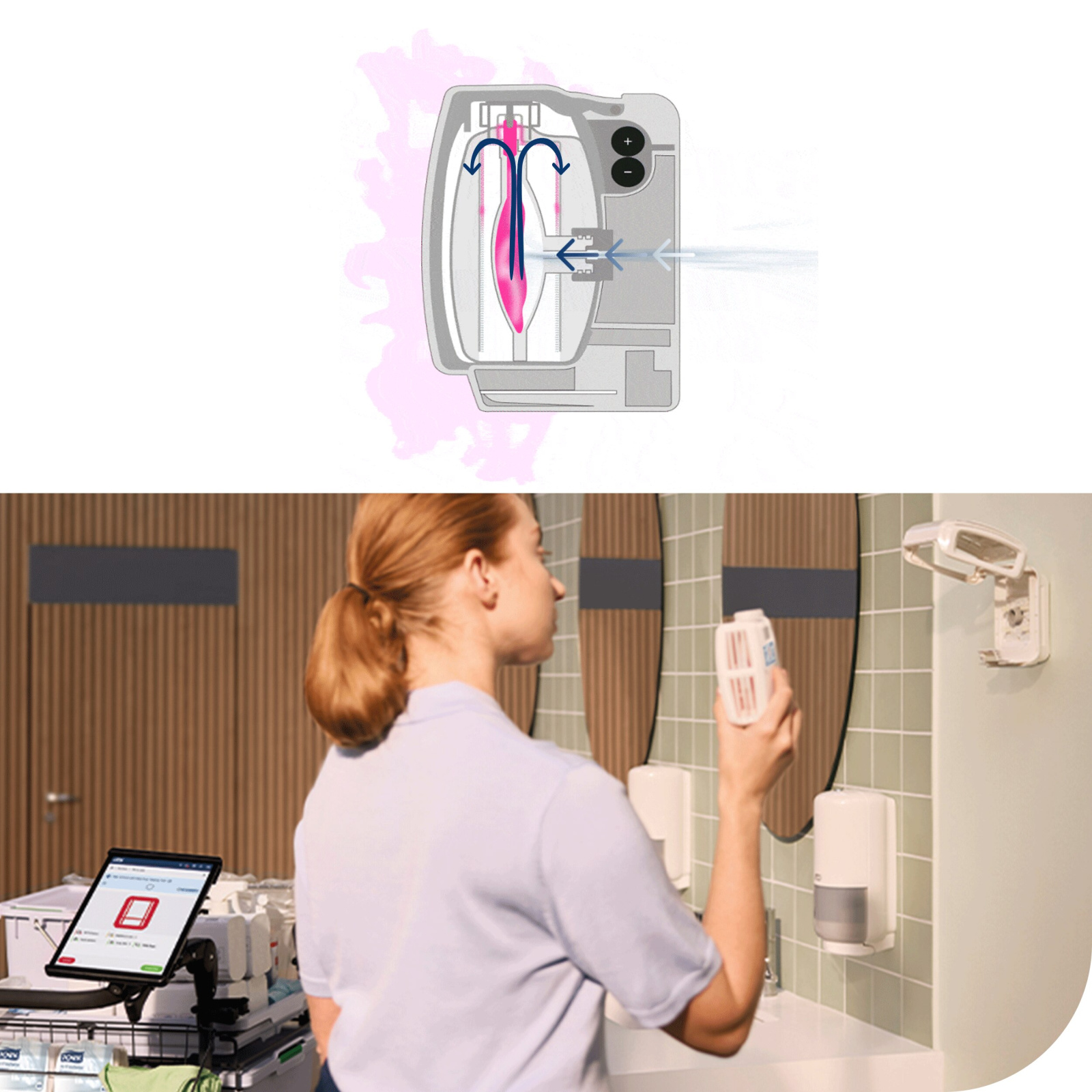 Освіжувач повітря Tork постійної дії, нейтралізація запахів