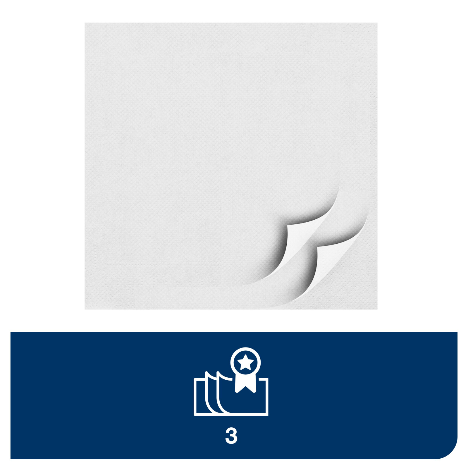 Обідні серветки Tork Advanced Soft, білі, 3 шари, 33х33 см, 150 шт