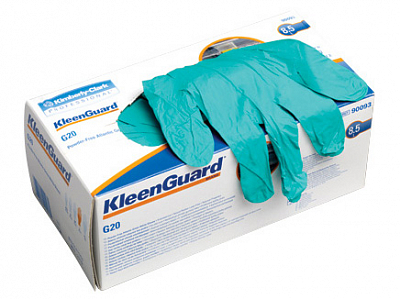 Рукавички нітрилові Kimberly-Clark KleenGuard G20, зелені, розмір L, 250 шт