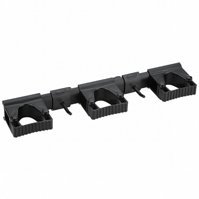 Тримач настінний Vikan для 5 предметів, чорний, 420 мм