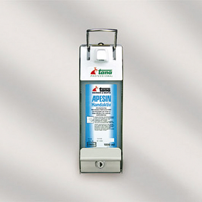 Диспенсер для дезінфікуючих засобів та мила Tana Professional Inox з ліктьовим приводом, 1 л