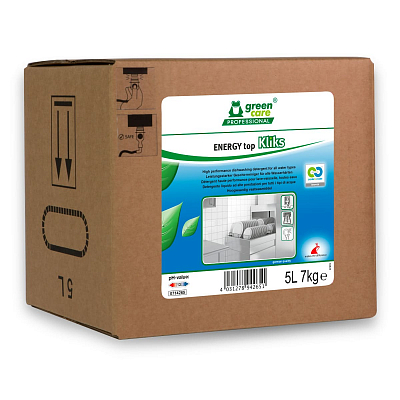 Засіб для миття посуду в посудомийних машинах Green Care Professional ENERGY top Kliks в умовах середньої і жорсткої води, 5 л