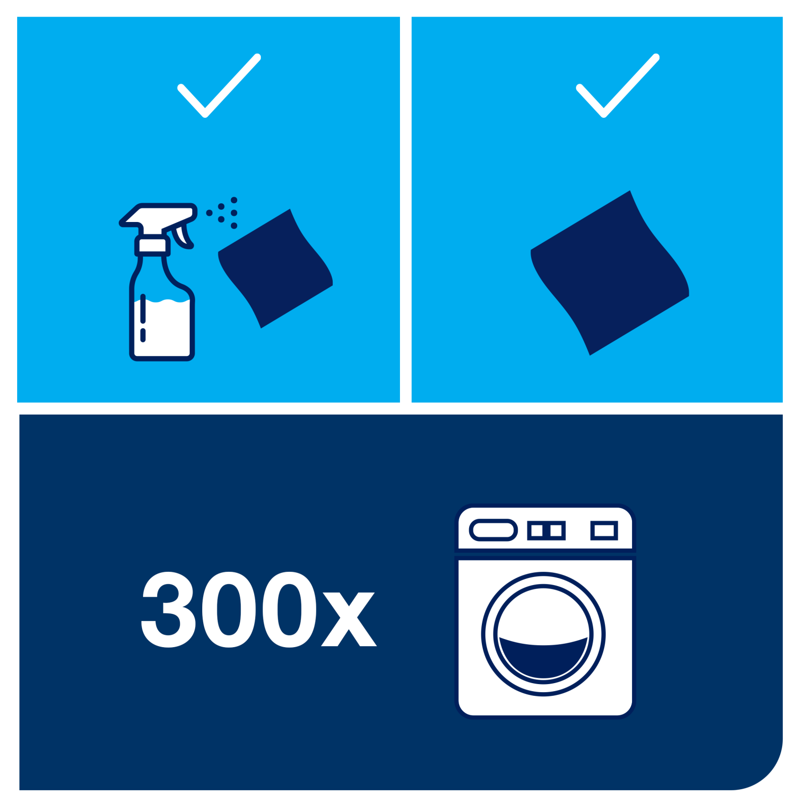 Серветка з мікрофібри для прибирання Tork, жовта, 305х305 мм, 1 шт