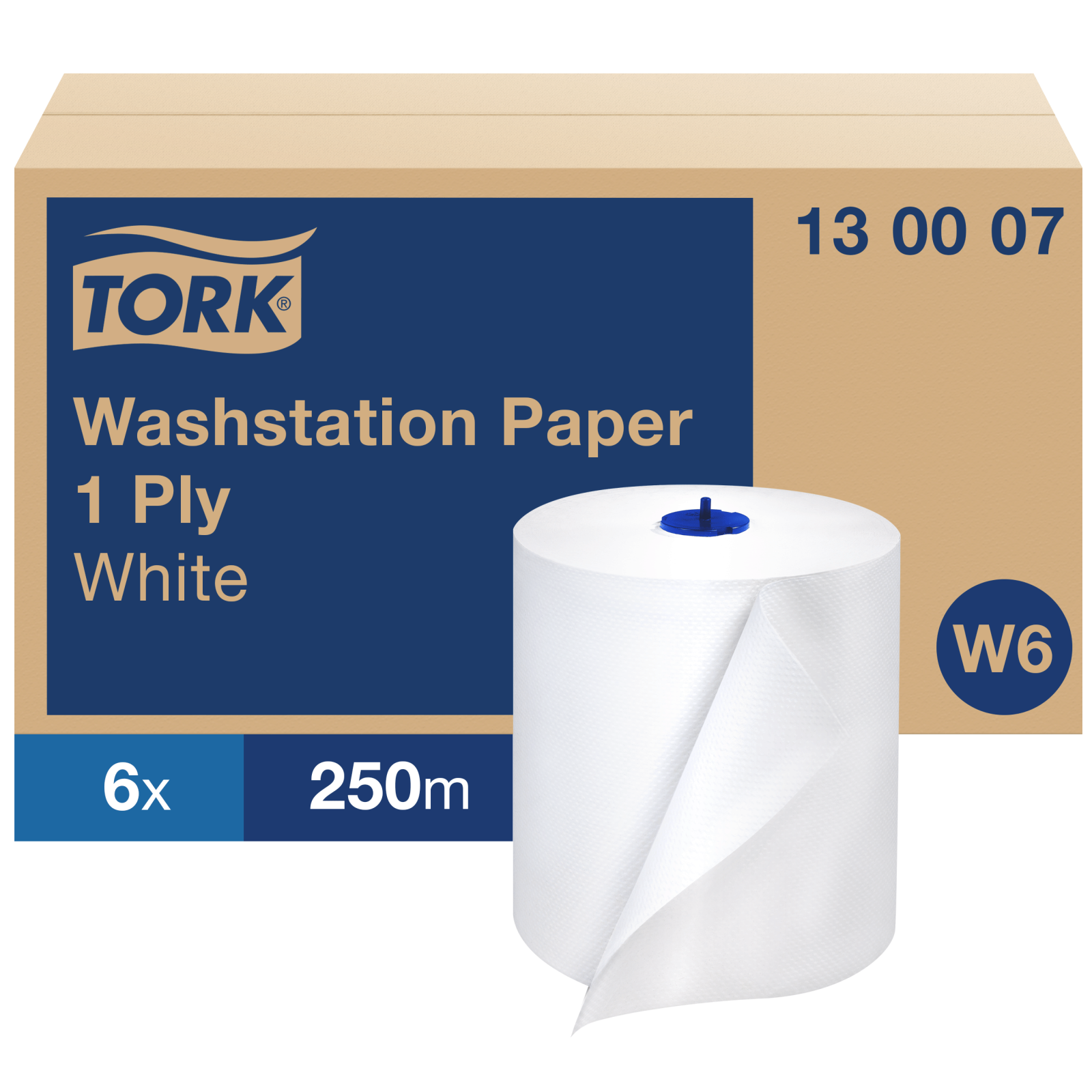 Рушники в рулонах Tork Universal, білі, 1 шар, 250 м, 1 рулон