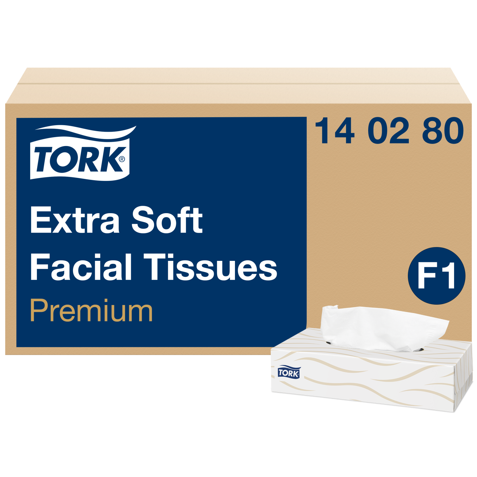 Серветки для обличчя Tork Premium Extra Soft, білі, 100 шт