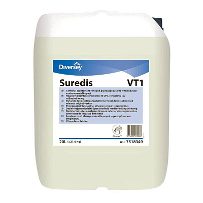 Дезінфікуючий засіб Diversey Suredis VT1, 20 л
