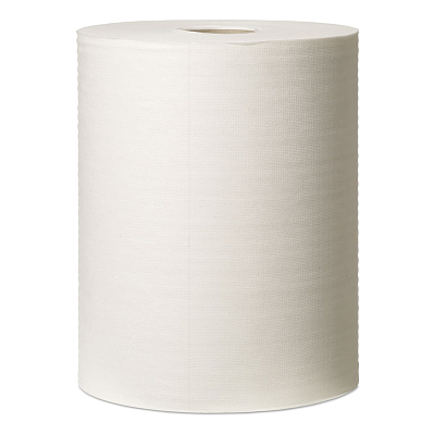 Нетканий матеріал для протирання в рулонах Tork Premium підвищеної міцності, білий, 280 листів, 1 рулон