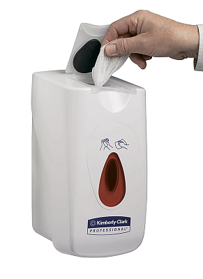 Диспенсер Kimberly-Clark для матеріалу для протирання в рулонах, білий
