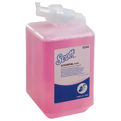 Мило-піна для рук Kimberly-Clark Scott Essentia Everyday, рожеве, 1 л