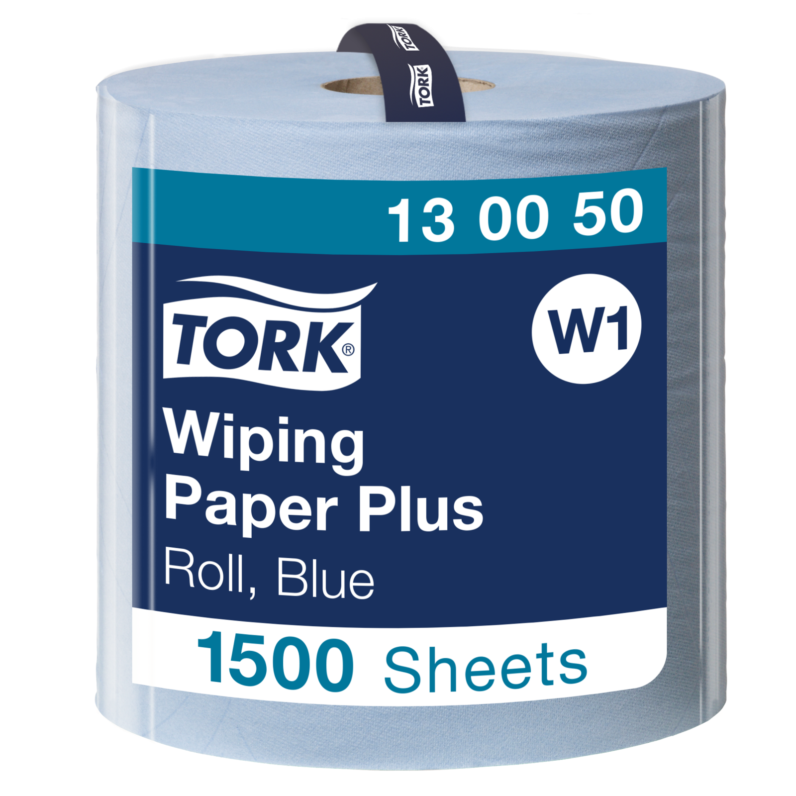 Папір для протирання в рулонах Tork Plus Advanced, блакитний, 2 шари, 510 м, 1500 листів, 1 рулон