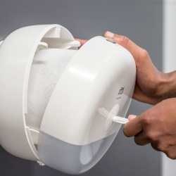 Диспенсер Tork SmartOne Elevation для туалетного паперу в міні рулонах, білий