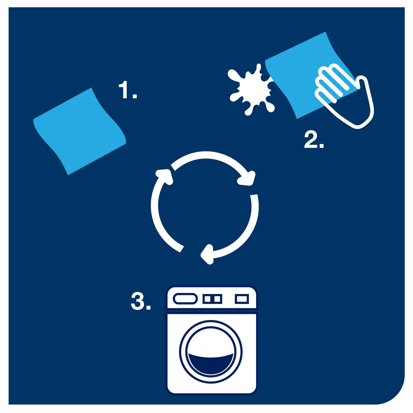 Серветка з мікрофібри для прибирання Tork, жовта, 305х305 мм, 1 шт