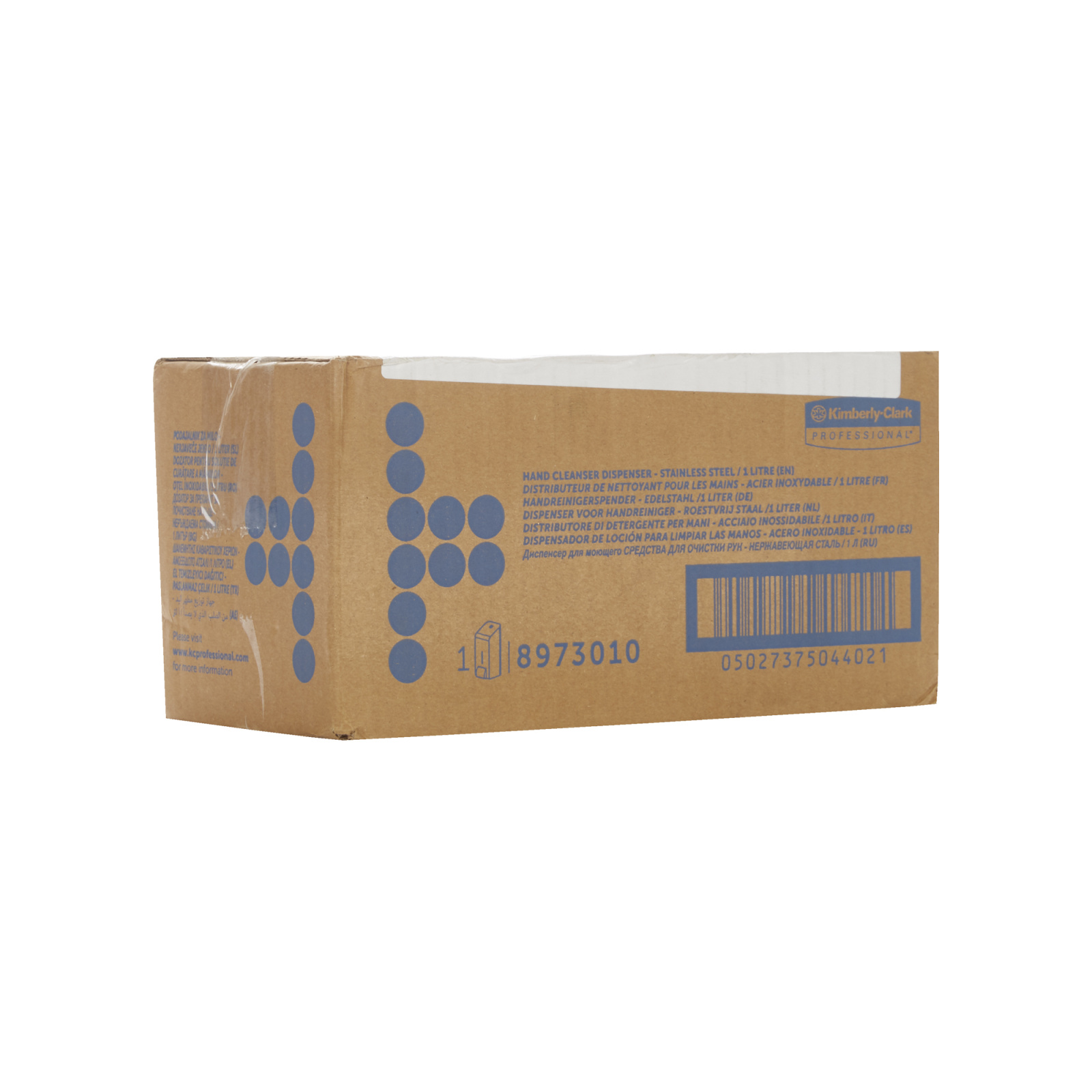 Диспенсер Kimberly-Clark для рідкого мила та мила-піни, металевий, 1 л