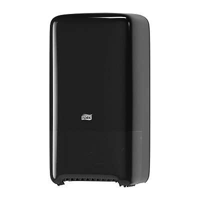 Диспенсер Tork AutoShift Elevation для туалетного паперу в міді рулонах, на 2 рулони, чорний