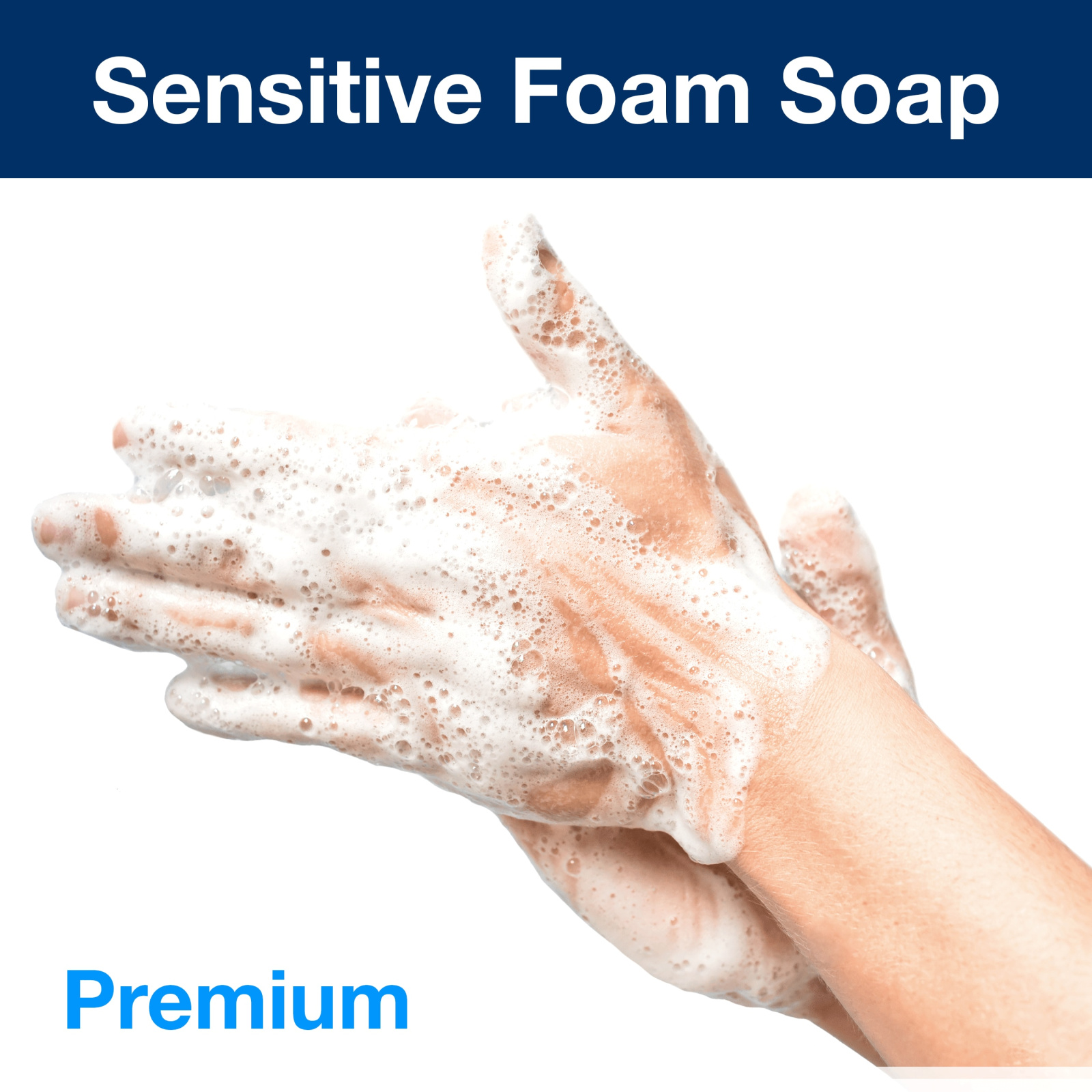 Мило-піна для рук Tork Sensitive Premium, дуже м'яке, без запаху і барвників, 1 л, ≈ 2500 порцій