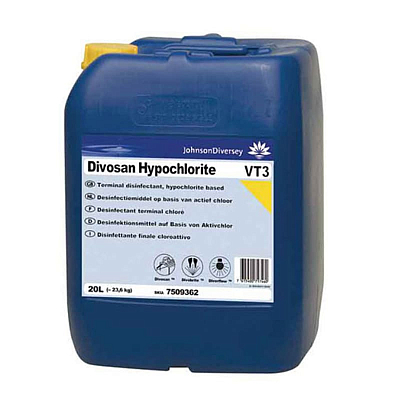 Дезінфікуючий засіб Diversey Divosan Hypochlorite VT3, 20 л