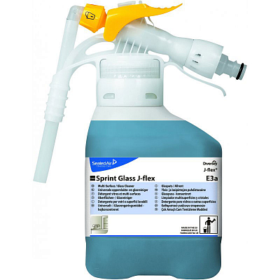 Засіб для миття скляних та дзеркальних поверхонь Diversey TASKI Sprint Glass J-Flex, 1,5 л