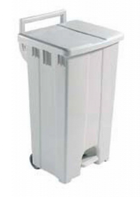 Контейнер для сміття з педаллю Filmop Polaris, білий, 90 л