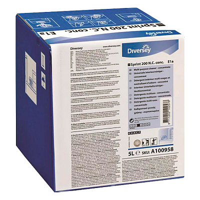 Концентрований засіб для щоденного прибирання Diversey TASKI Sprint 200 N.C. conc Cb, 5 л