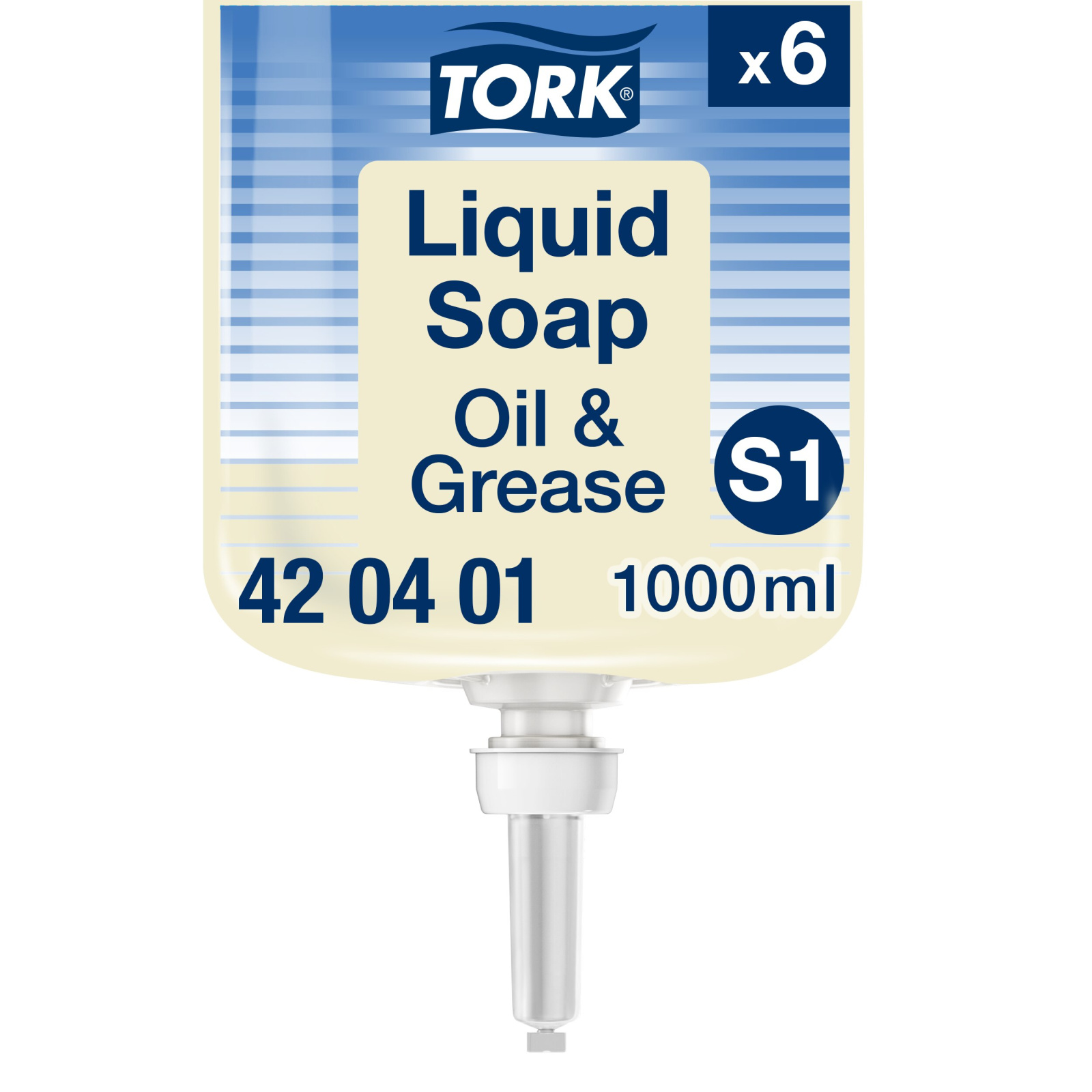 Рідке мило Tork Oil and Grease Premium від жирових і технічних забруднень, 1 л, ≈ 1000 порцій