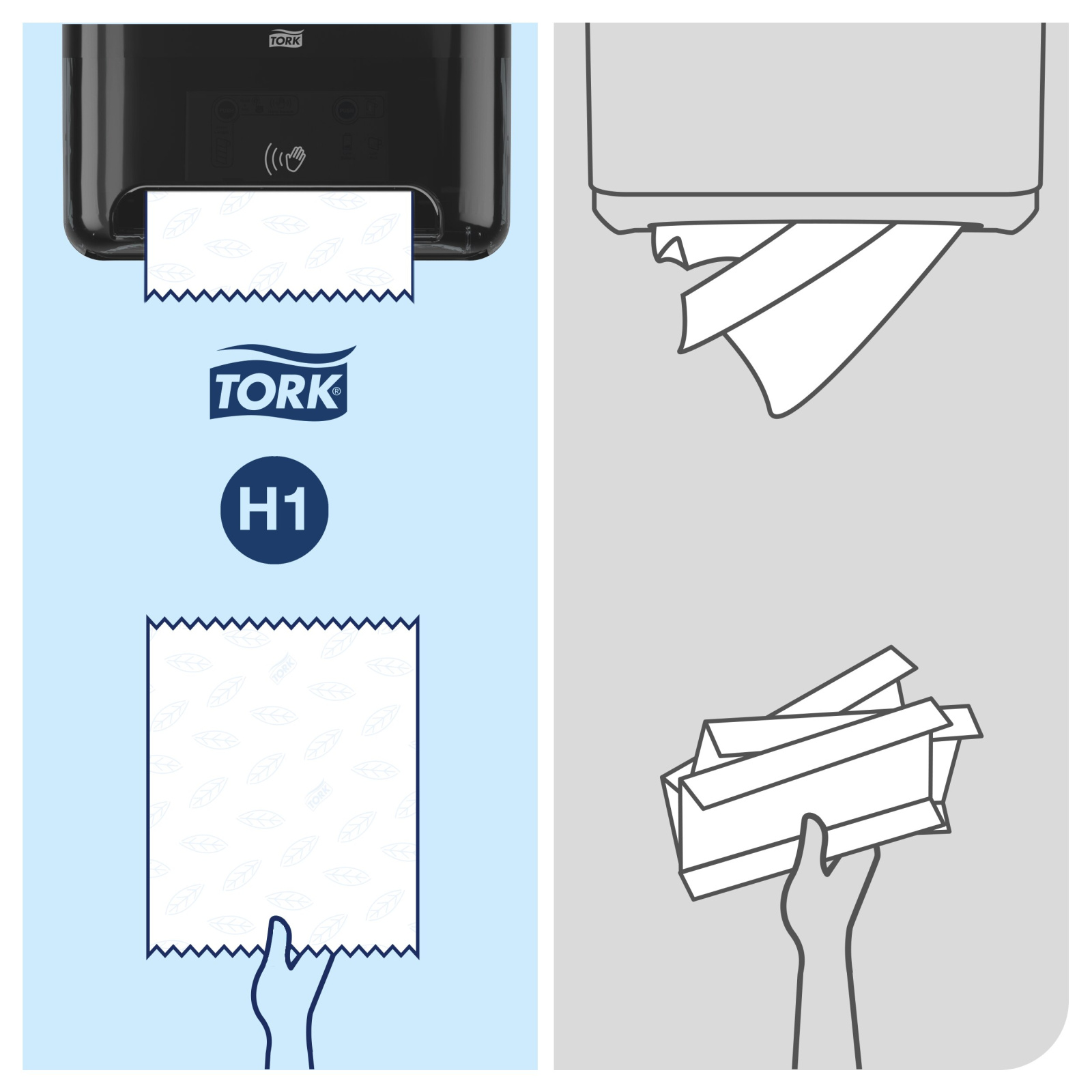 Диспенсер Tork Matic Elevation для рушників в рулонах з сенсором Intuition, чорний