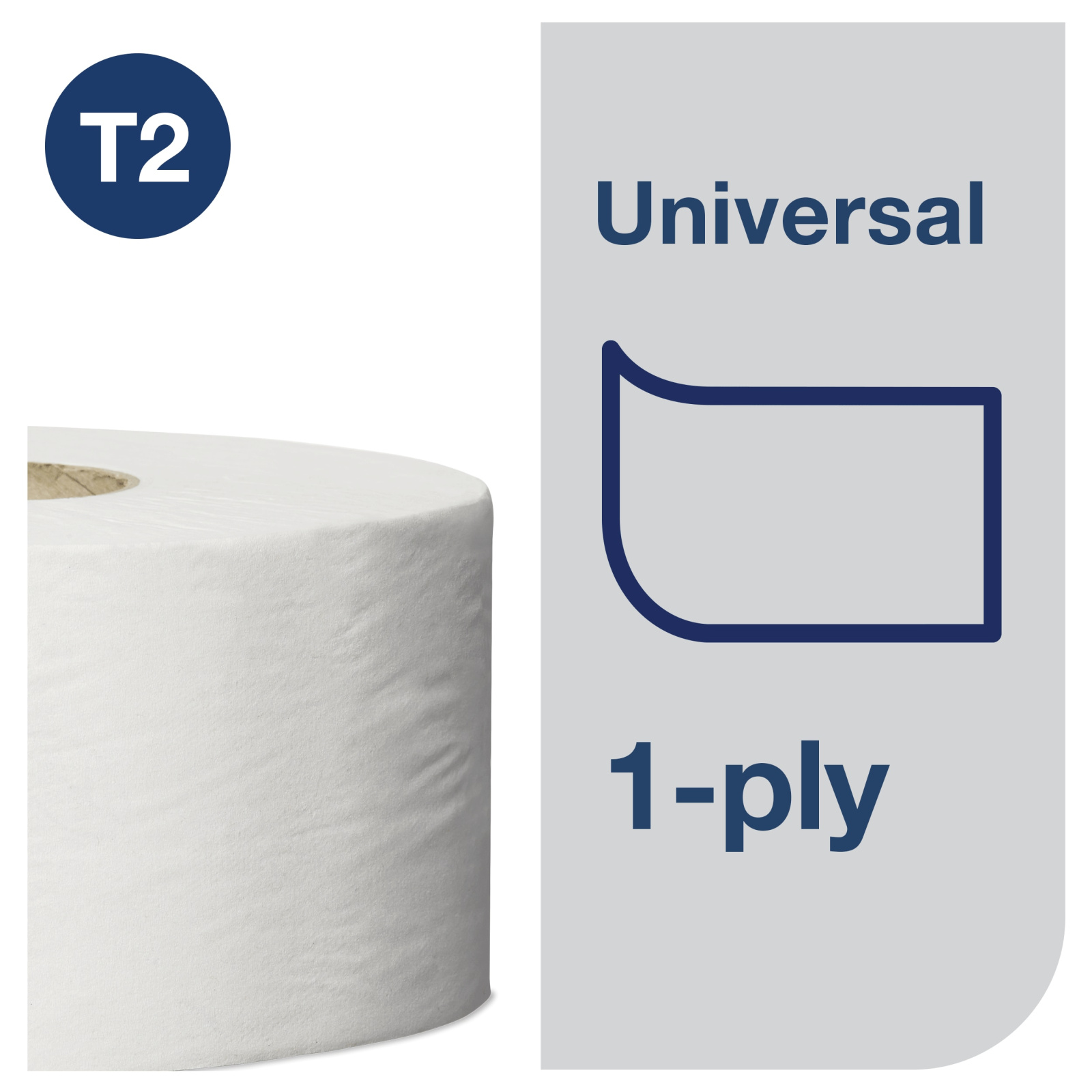 Туалетний папір Tork Universal в рулонах Mini Jumbo, сірий, 1 шар, 240 м, 1 рулон