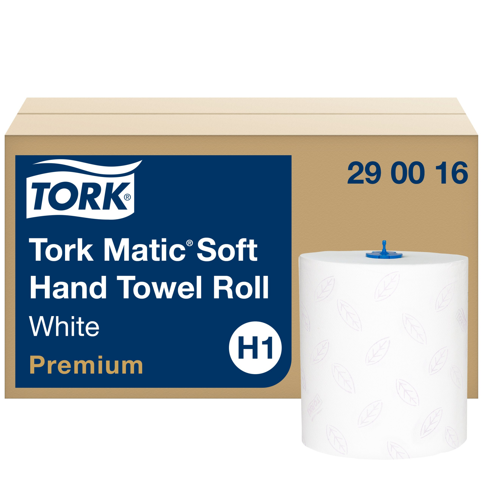 Рушники в рулонах Tork Matic Premium Soft, білі, 2 шари, 100 м, 400 листів, 1 рулон