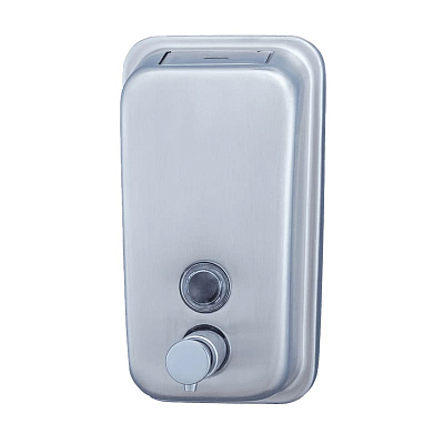 Наливний диспенсер Jofel Clasica для рідкого мила, металевий, сатин, 0,5 л