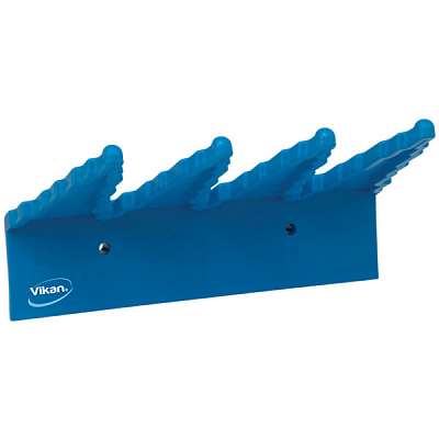 Тримач настінний Vikan для 3 предметів, синій, 240 мм