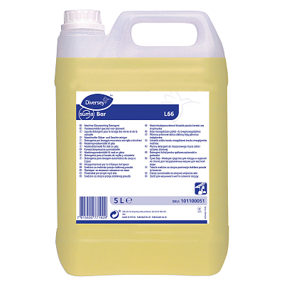 Засіб для миття скляного посуду в посудомийних машинах Diversey Suma Bar L66, 5 л