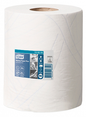 Рушники Tork Plus Advanced в рулонах з центральною витяжкою, білі, 2 шари, 125 м, 368 листів, 1 рулон