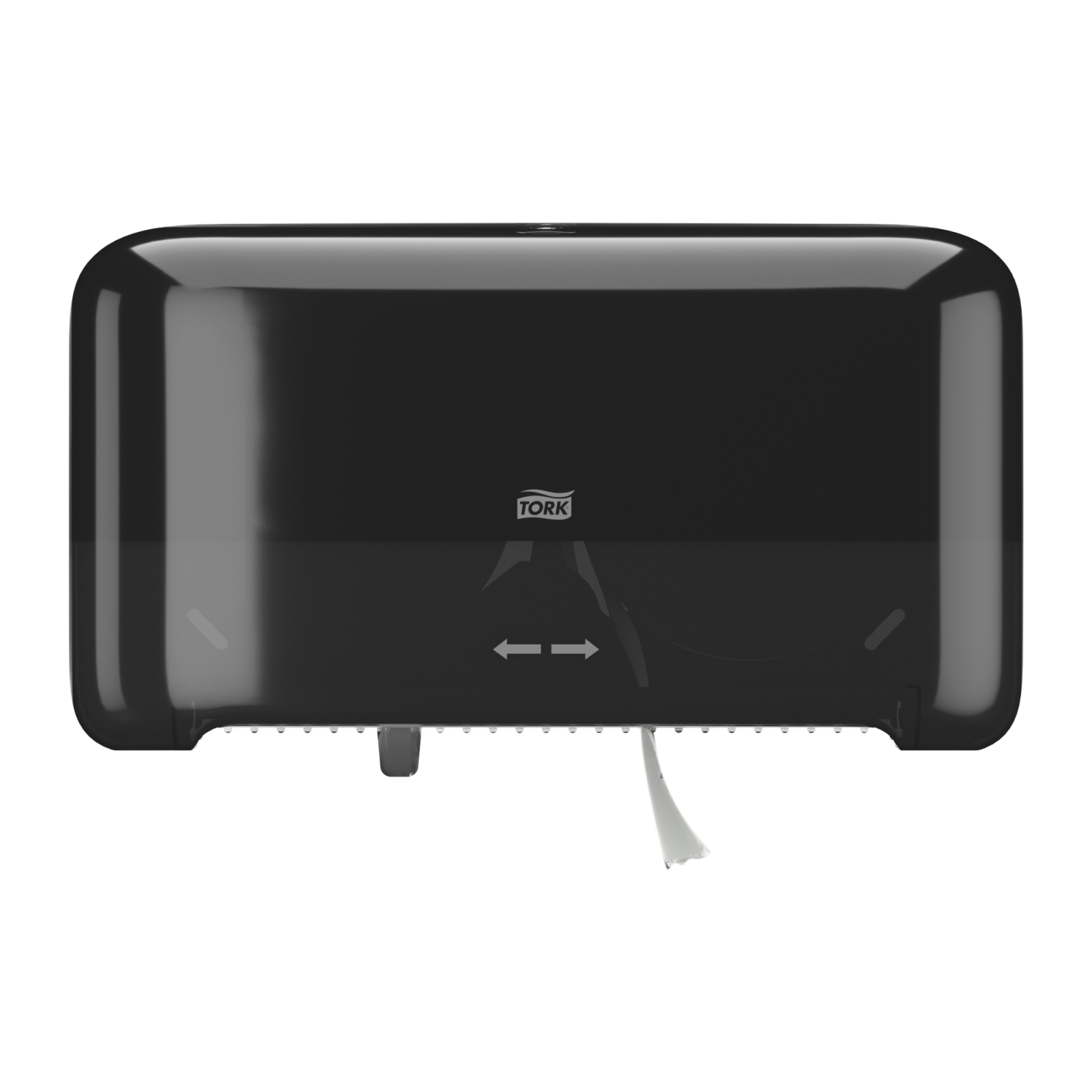 Диспенсер Tork OptiServe Elevation на 2 рулони туалетного паперу без втулки, чорний