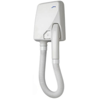 Фен настінний Jofel з розеткою для електробритви, білий, 900 Вт