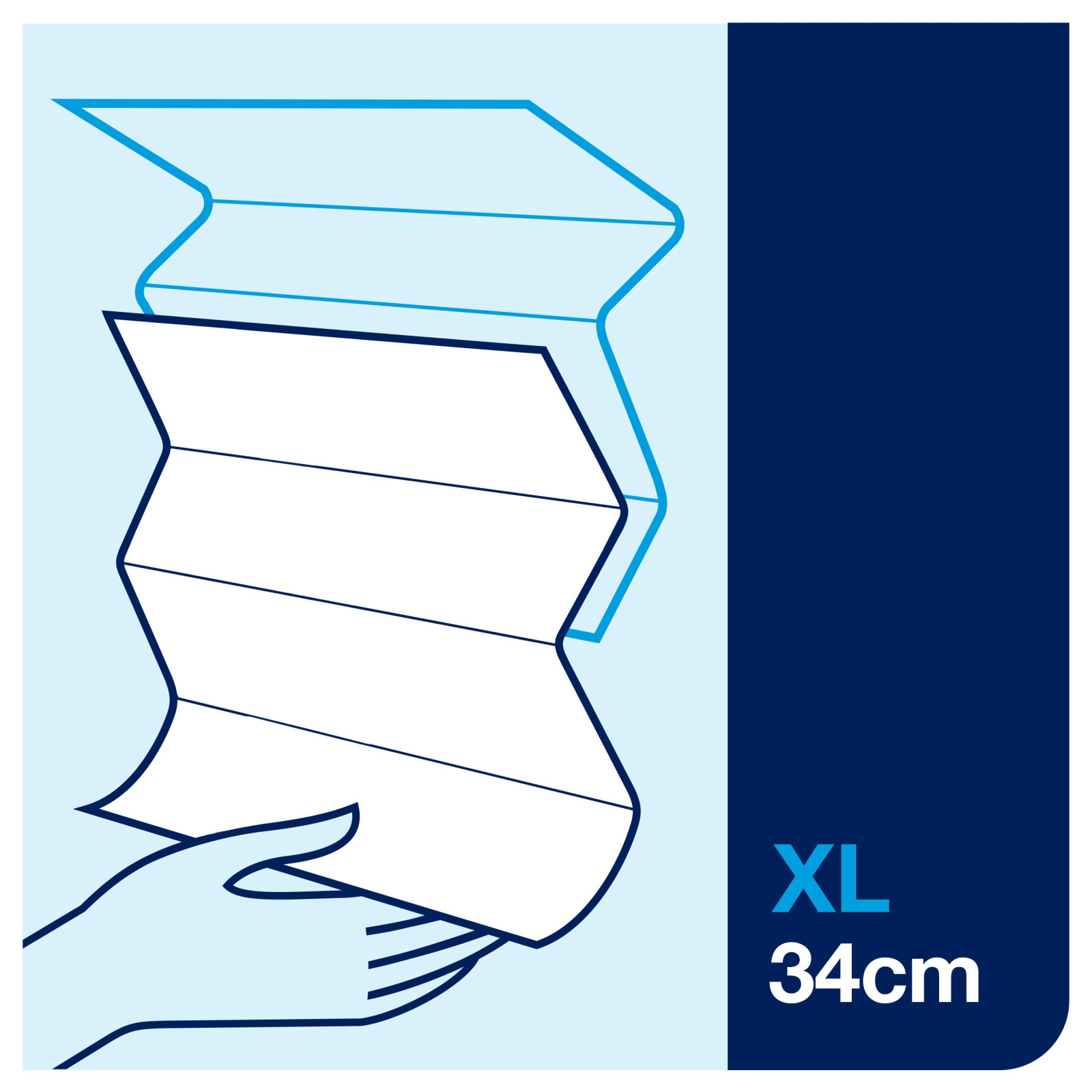 Листові вузькопанельні рушники Tork Xpress Premium Soft складання Multifold, білі, 2 шари, 21х34 см, 110 листів