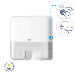 Диспенсер Tork Xpress Elevation Міні для листових вузькопанельних рушників Multifold, білий