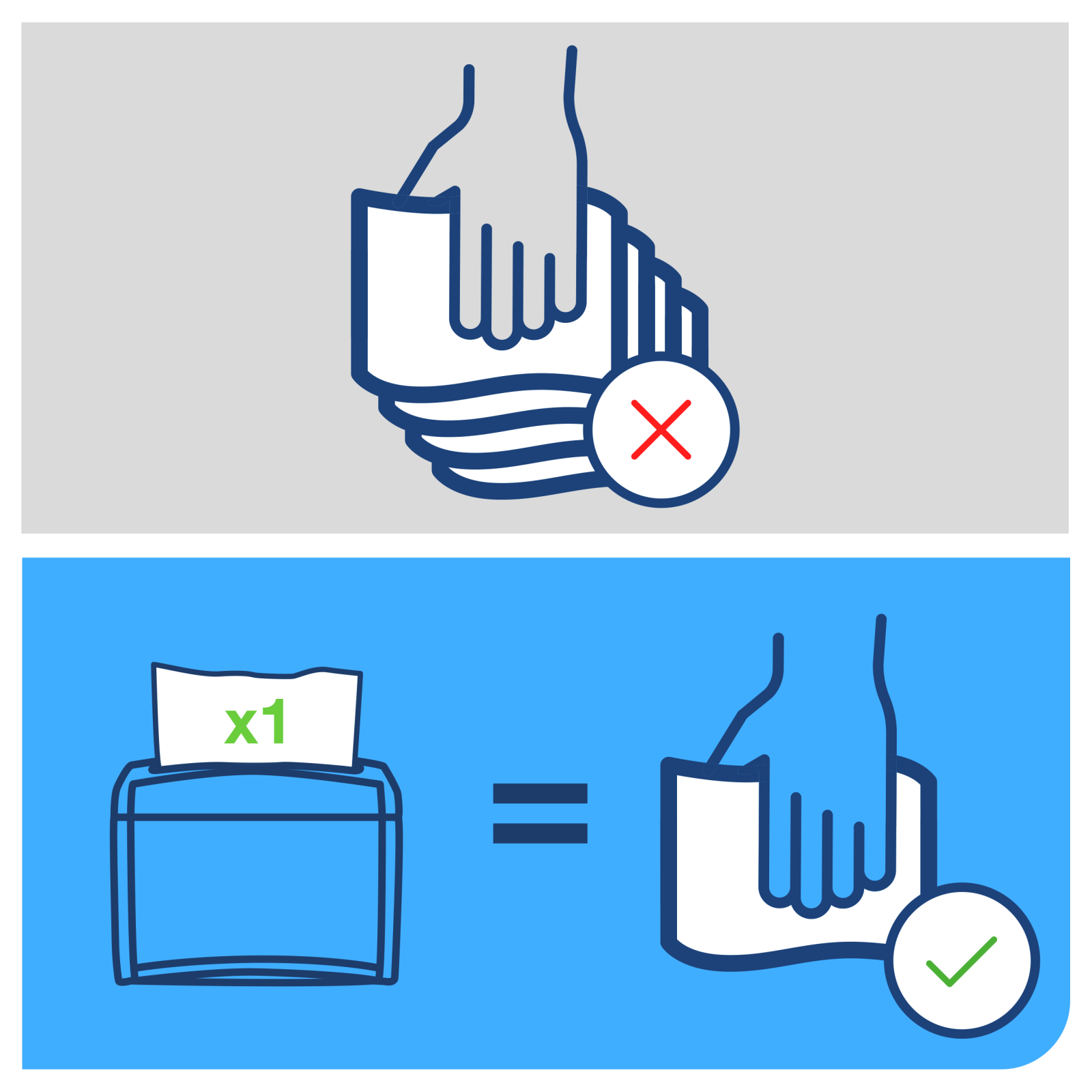 Переносний диспенсер Tork Xpressnap для барних серветок, сірий, на 275 серветок