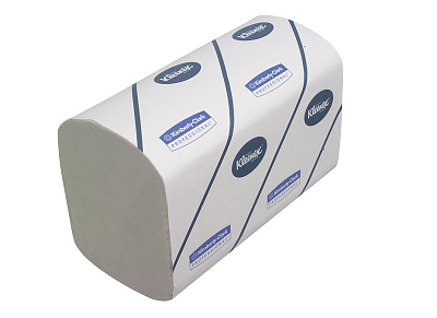 Листові рушники Kimberly-Clark Kleenex Ultra Super Soft складання Z, білі, 3 шари, 96 листів
