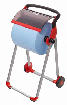 Підлоговий диспенсер Tork Perfomance для матеріалу для протирання в рулонах, червоний/чорний