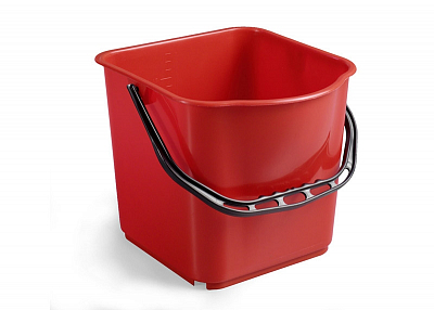 Відро пластикове Filmop, червоне, 15 л