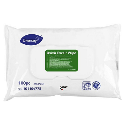 Серветки дезінфікуючі Diversey Oxivir Exel, 100 шт