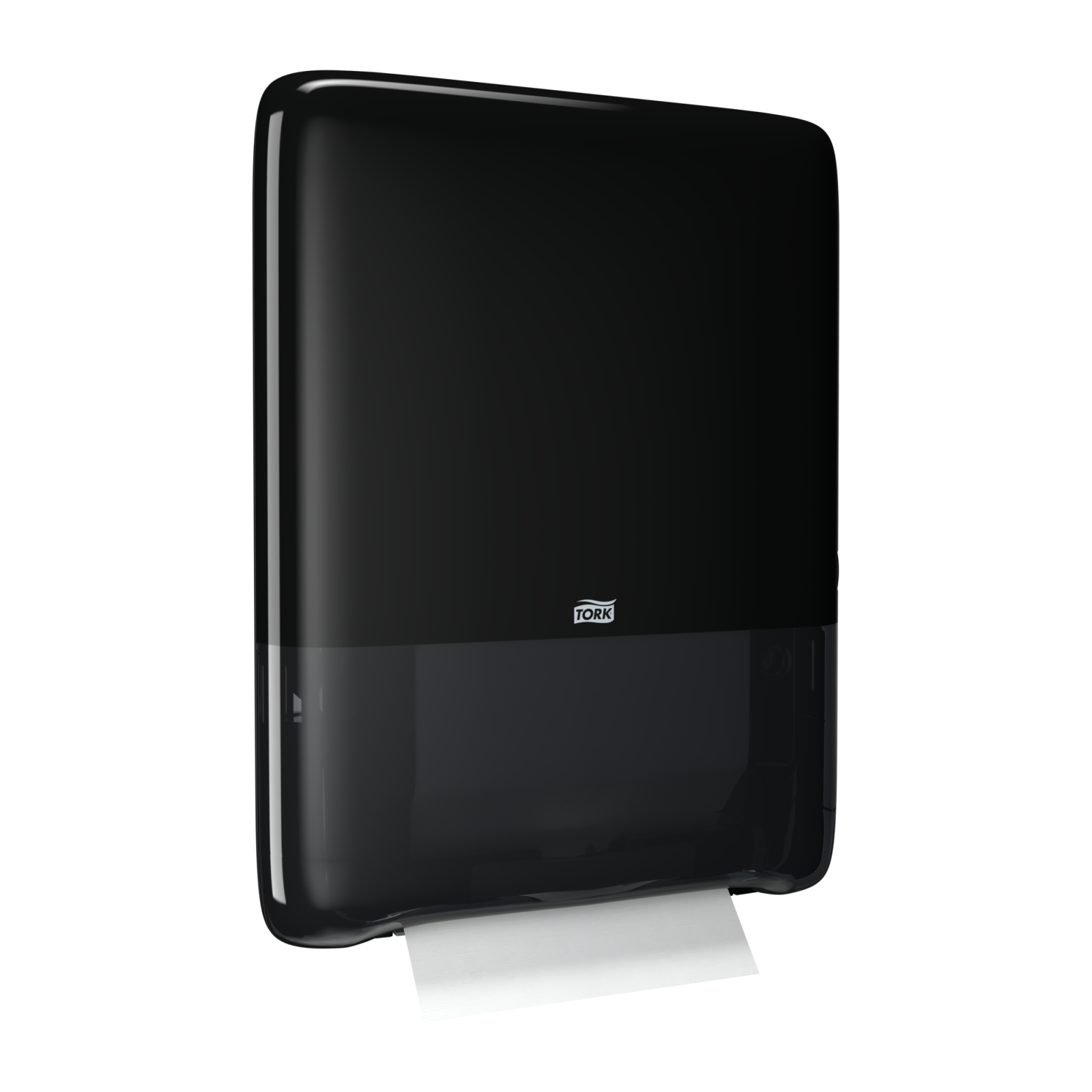 Диспенсер Tork PeakServe Elevation Міні для листових рушників з безперервною подачею, чорний
